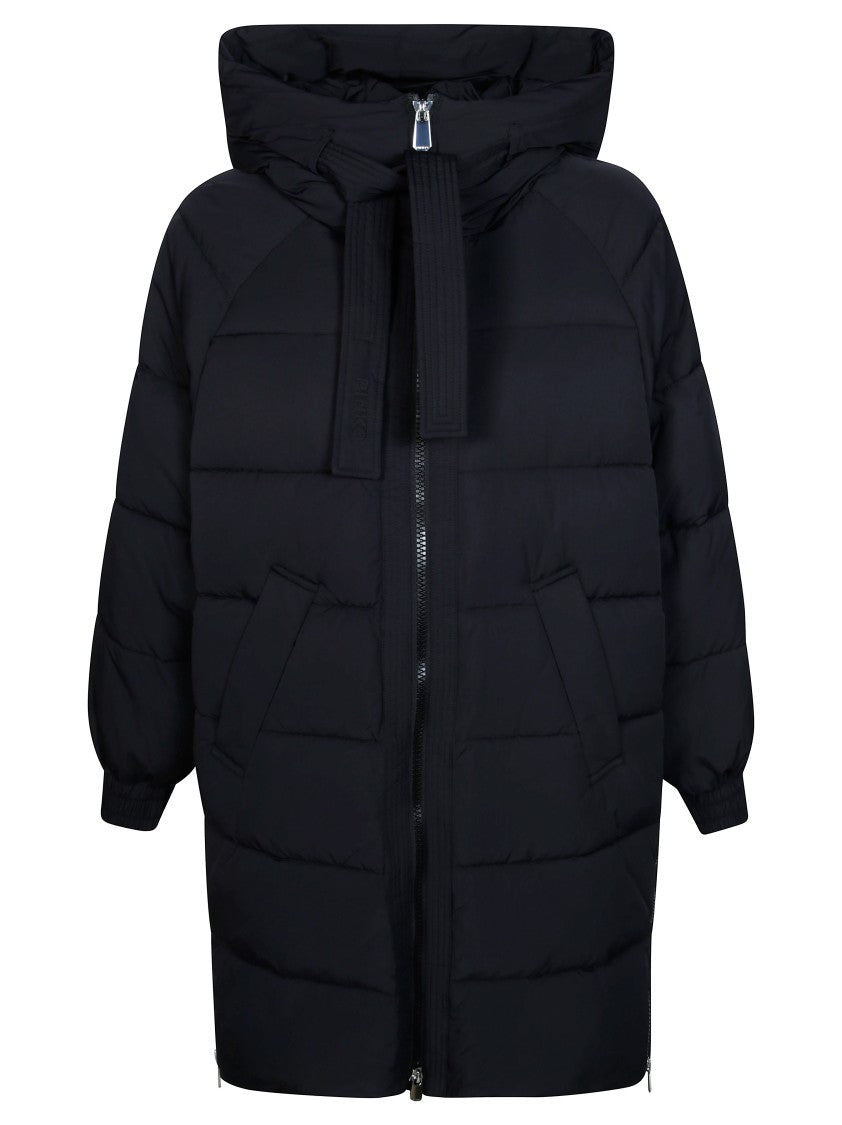 Pinko Black Dalia Quilted Down Jacket
