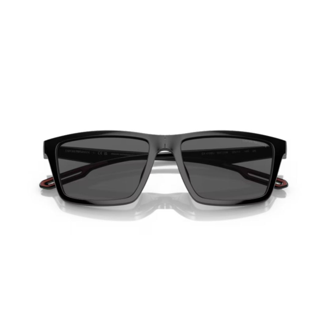 Emporio Armani 0Ea4189u Rectangular Eyeglasses With Interchangeable Lenses And Cut-Out Details