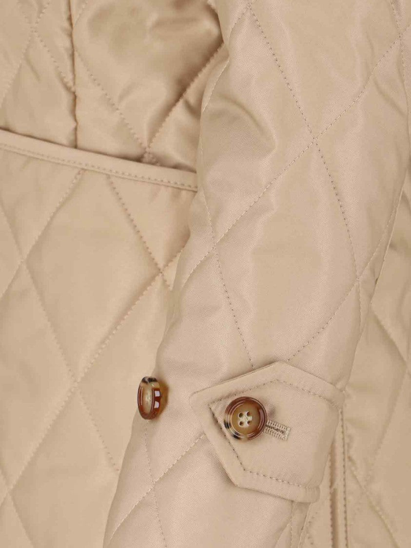 Burberry "Fernleigh" Jacket, In Beige Fabric