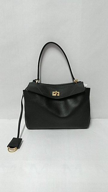 Balenciaga Smooth Grain Leather Handbag With Detachable Strap