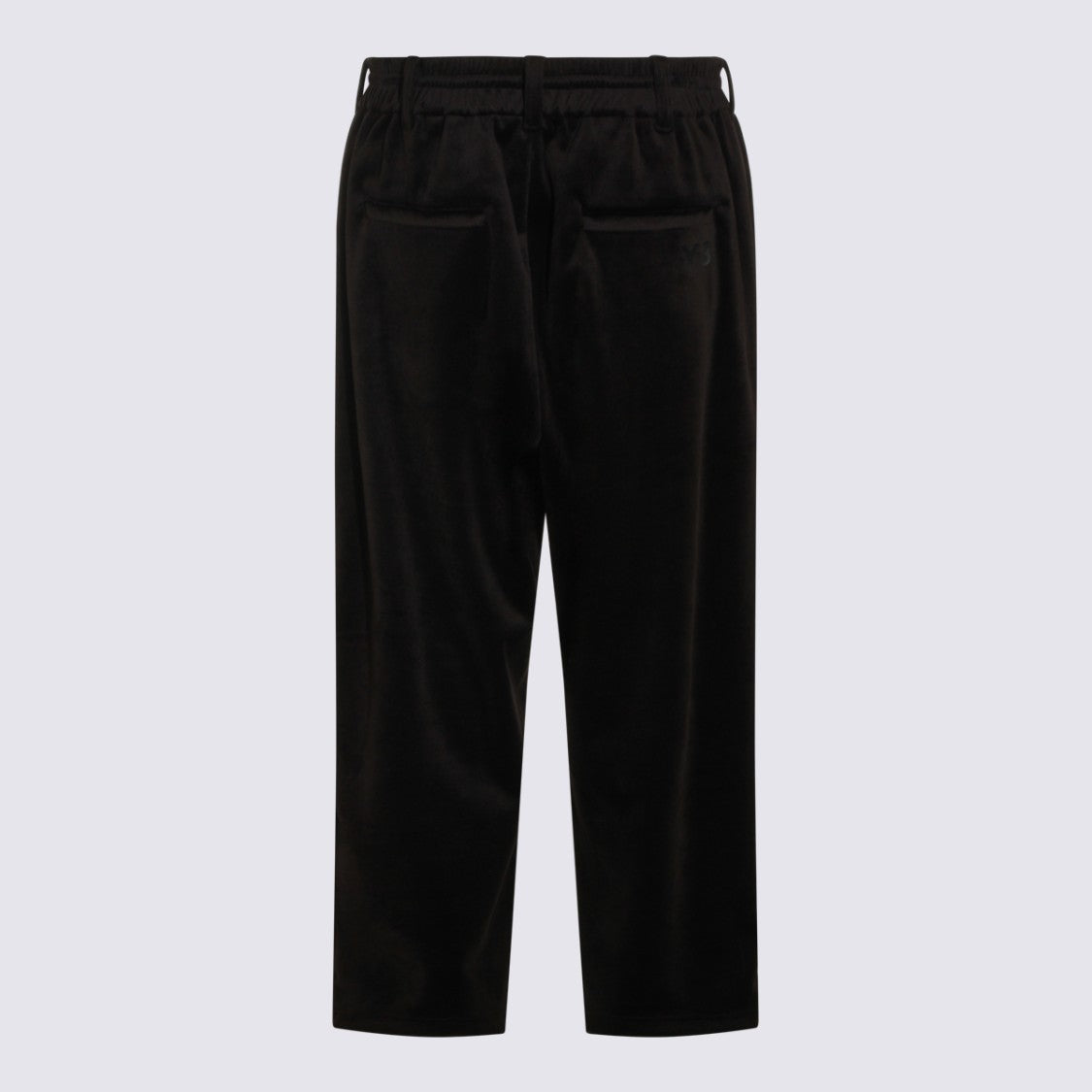 Y-3 Relaxed Fit Trousers With Drawstring Waist And Subtle Sheen
