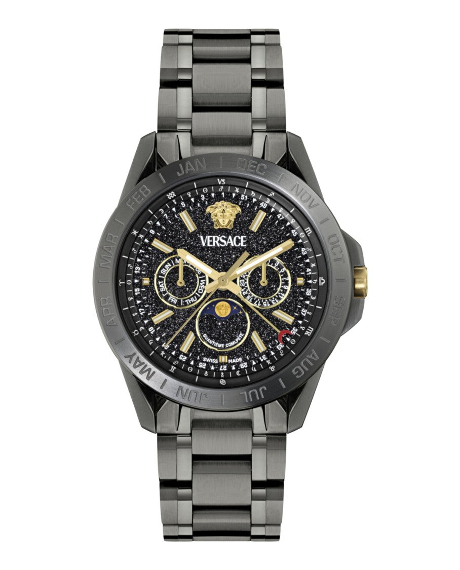 Versace V-Galaxy Moonphase Bracelet Watch