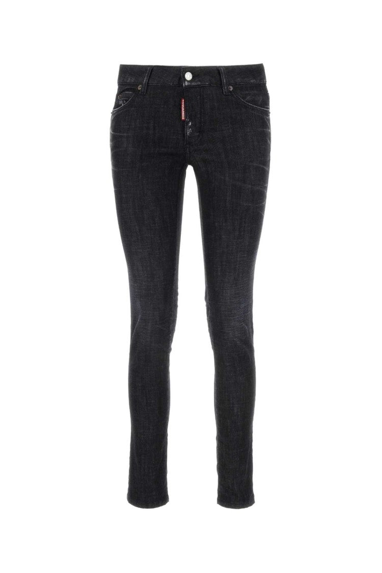 Dsquared2 Black Stretch Denim Jennifer Jeans