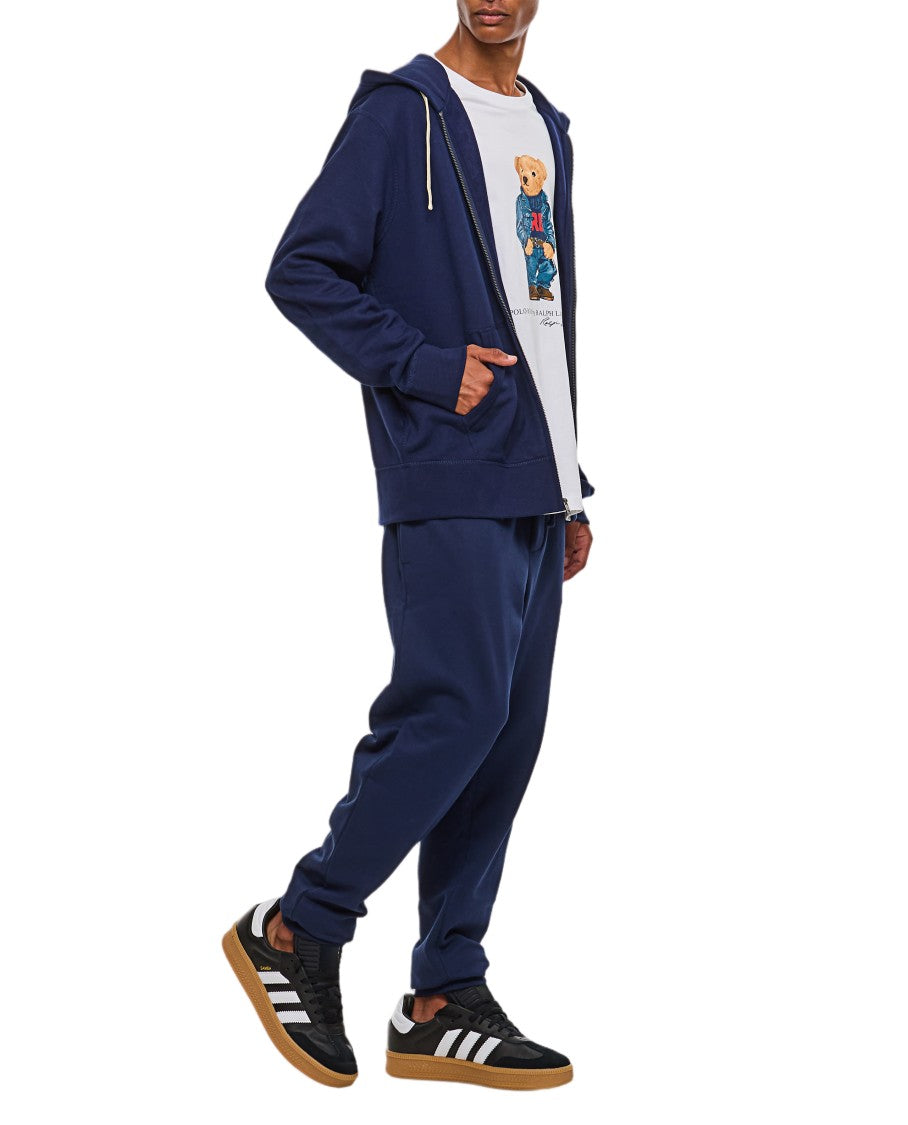 Polo Ralph Lauren Hooded Knit With Adjustable Drawstrings And Front Pockets