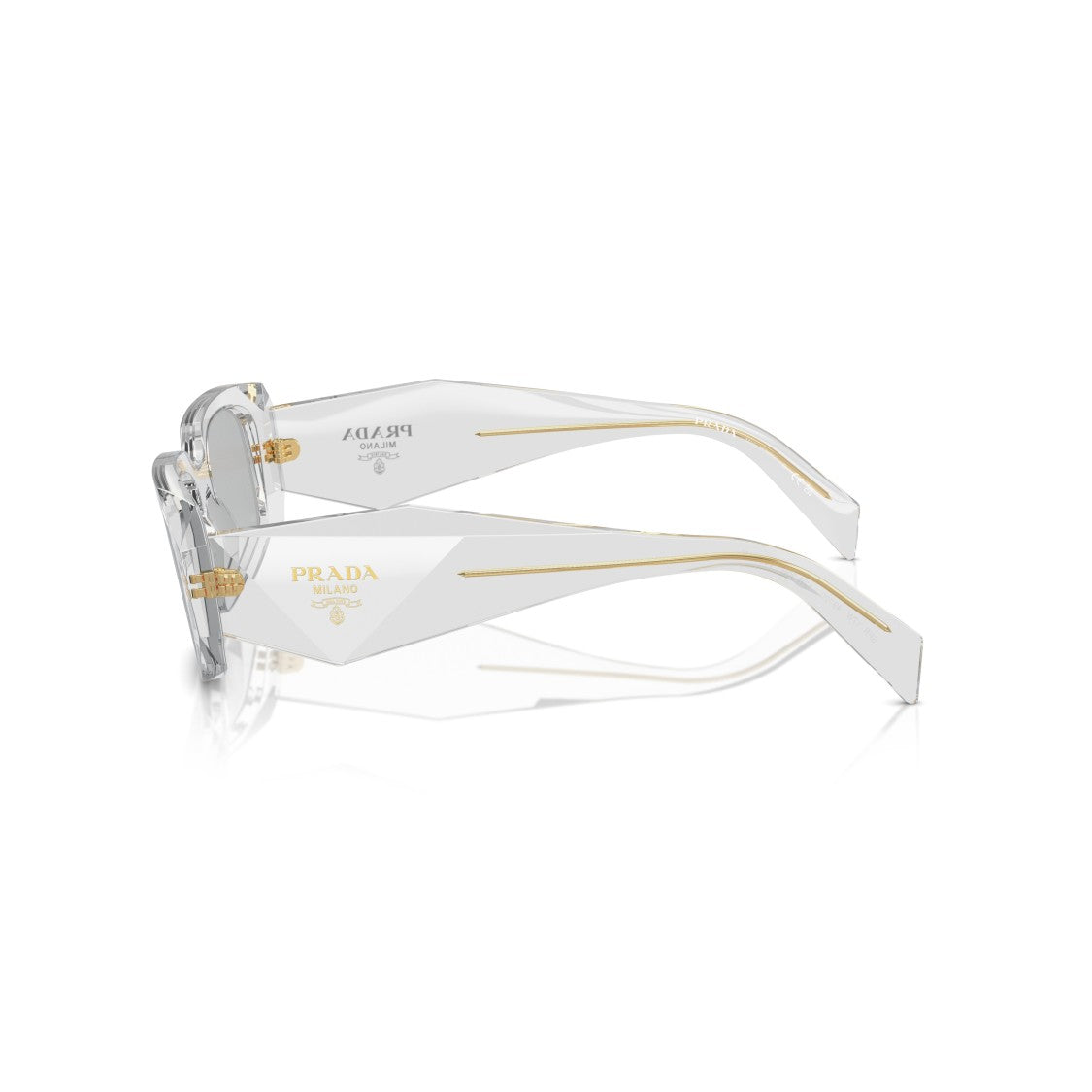 Prada 0Pr 17Ws Geometric Rectangular Frame Sunglasses