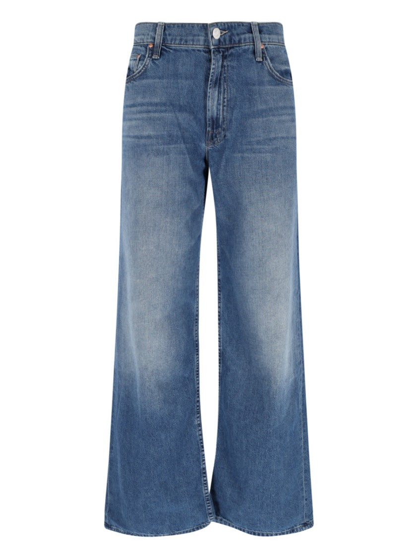 Mother "The Twister Sneak" Jeans In Stretch Cotton Denim