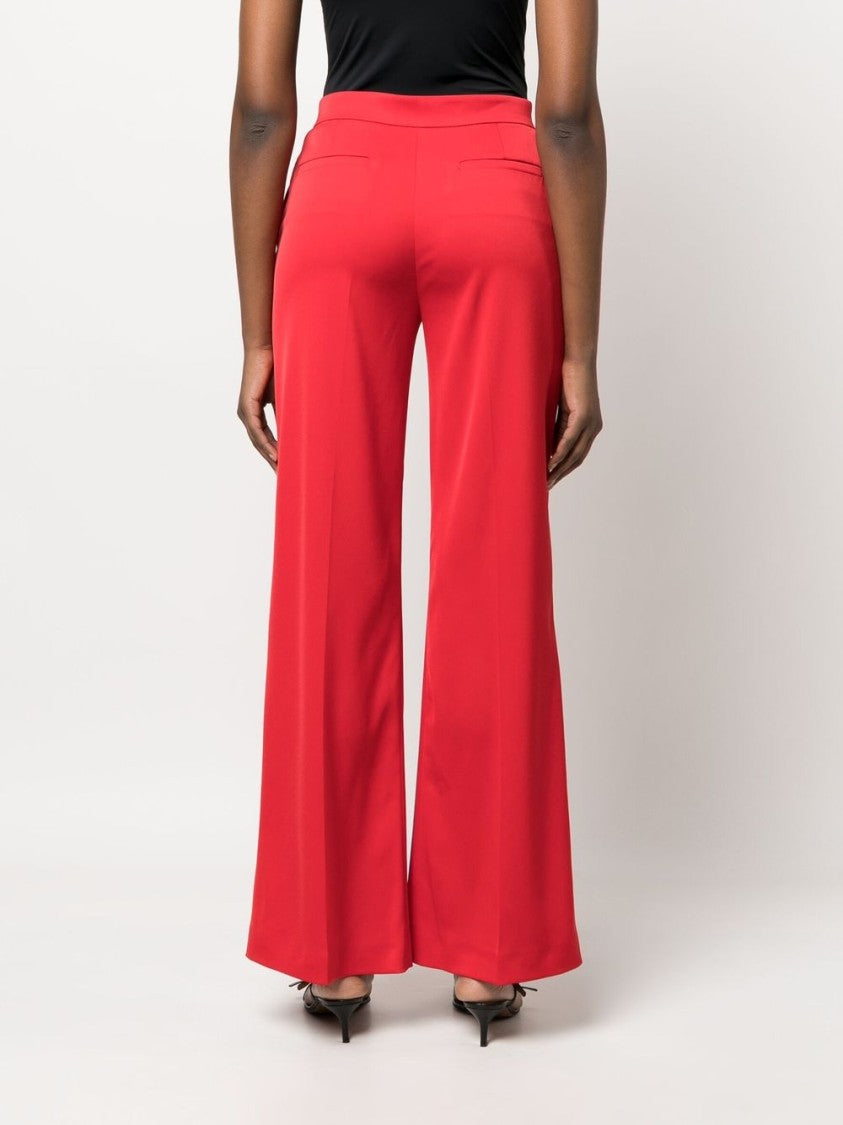 Pinko Red Flared Trousers