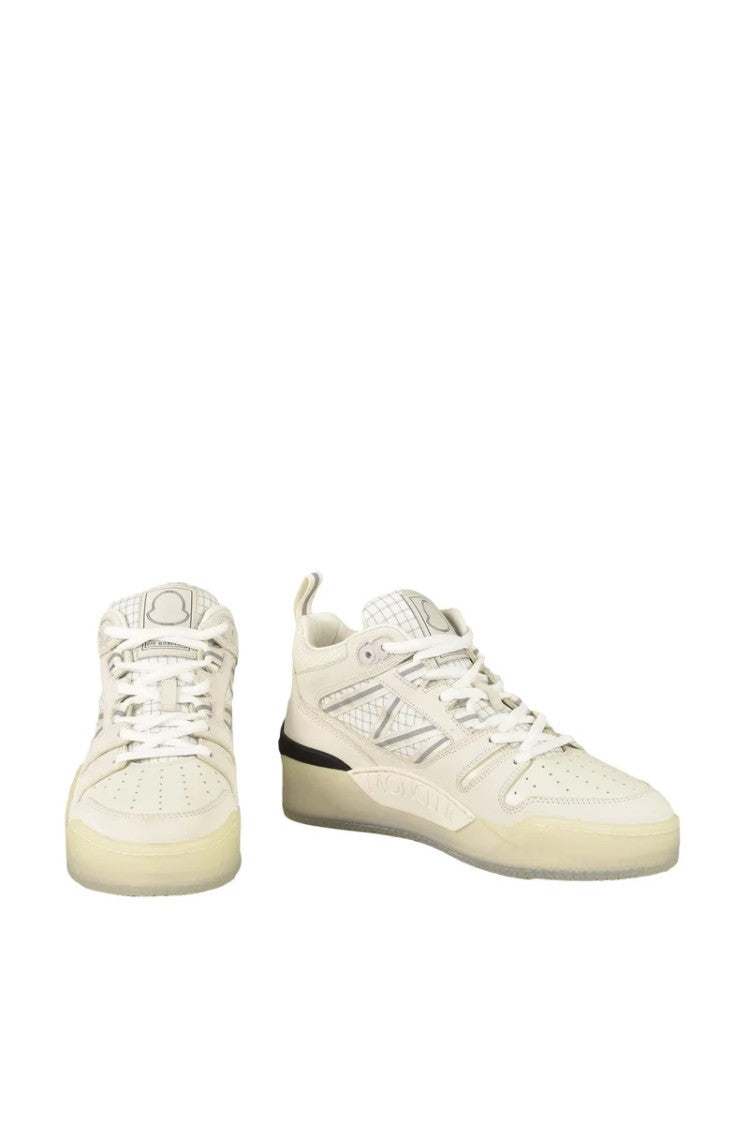 Moncler Sneaker Mid Leather Fibre - White