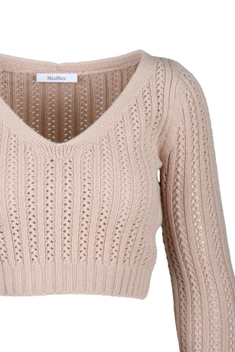 Max Mara Ifrem Short Sweater - Pink