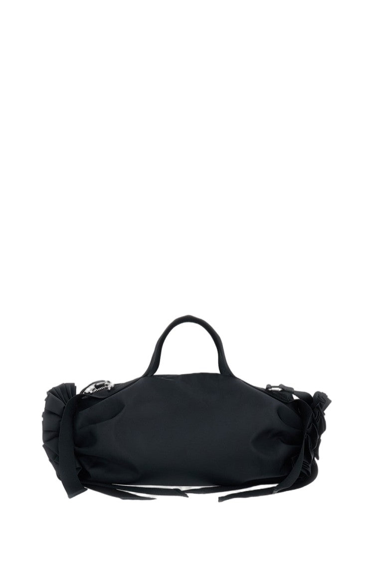 Simone Rocha Black Ribbon Rosette Large Shoulder Bag