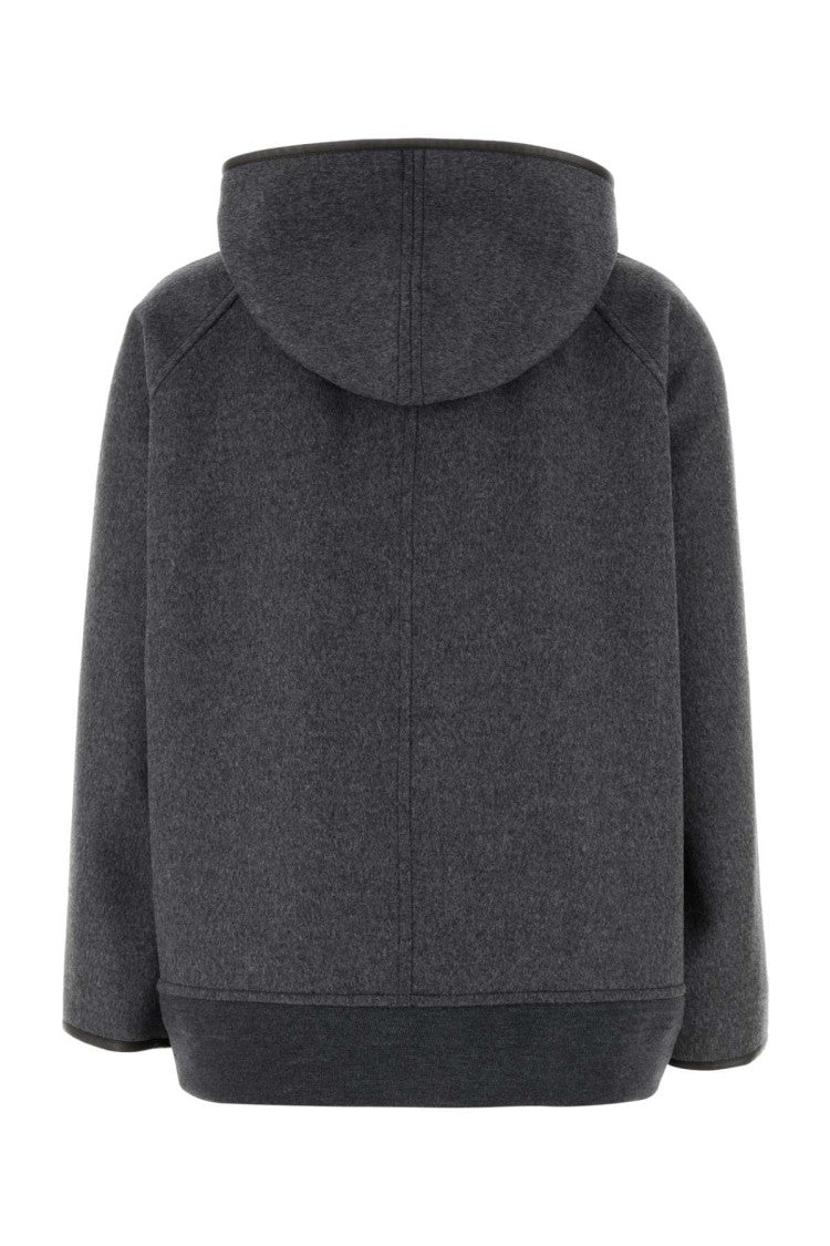 Bottega Veneta Dark Grey Wool Jacket
