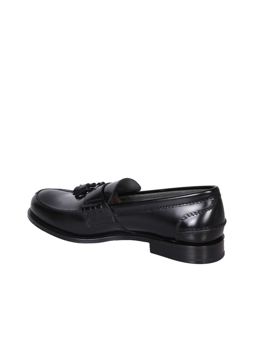 Church's Black Leather Loafers