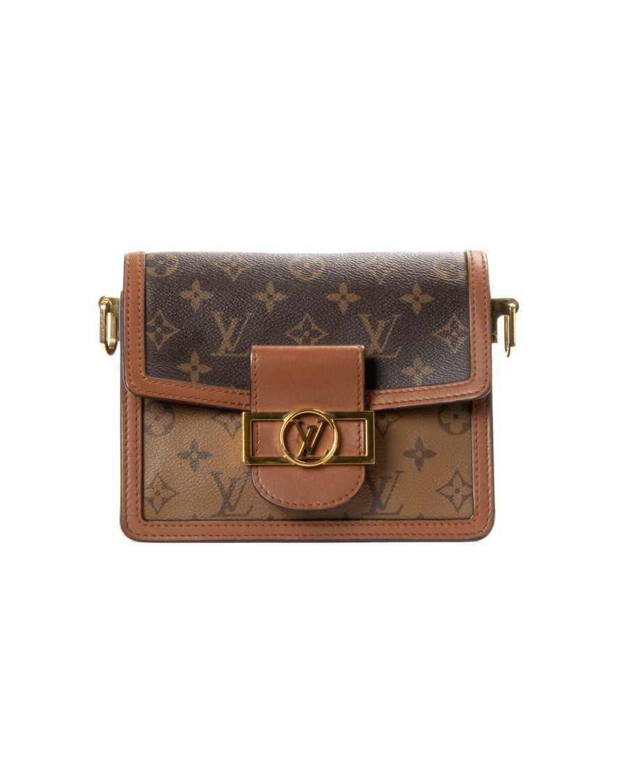 Louis Vuitton Dauphine Bb Monogram Reverse Shoulder Bag