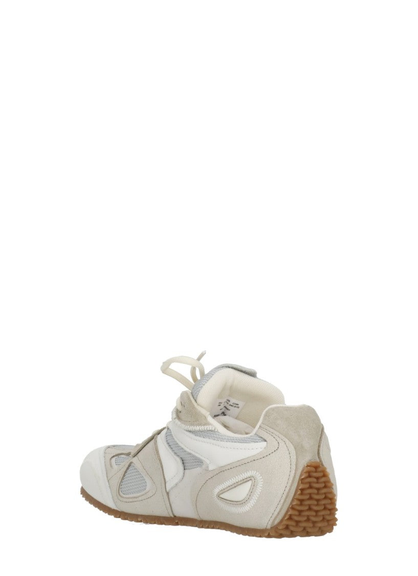 Axel Arigato White Slow Runner Leather-Blend Sneakers