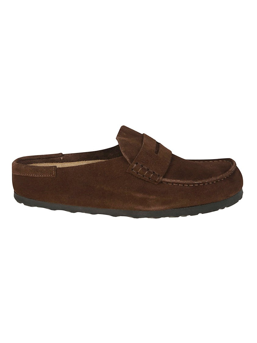 Birkenstock Brown Naples Suede Sandals