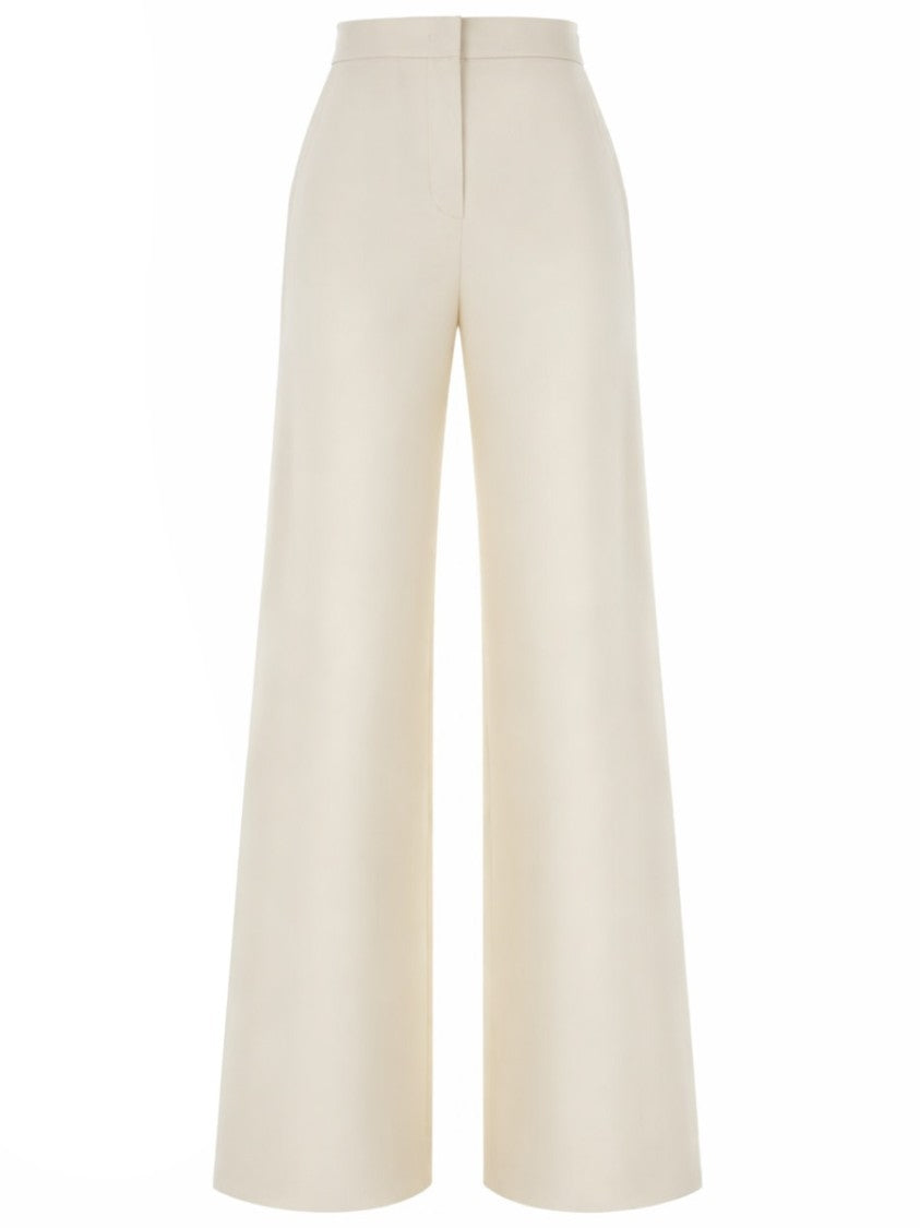 Max Mara Wide-Leg Pants With High Waist And Minimalist Design