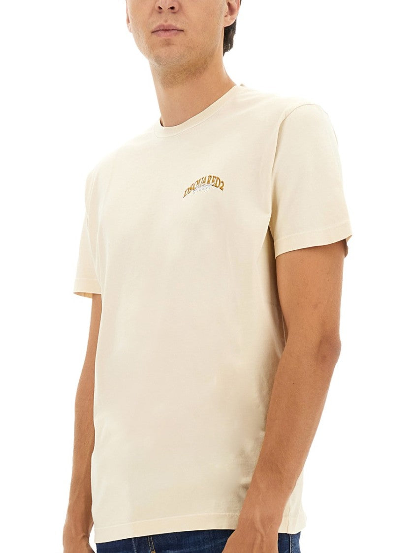 Dsquared2 Casual Crew Neck T-Shirt With Subtle Logo