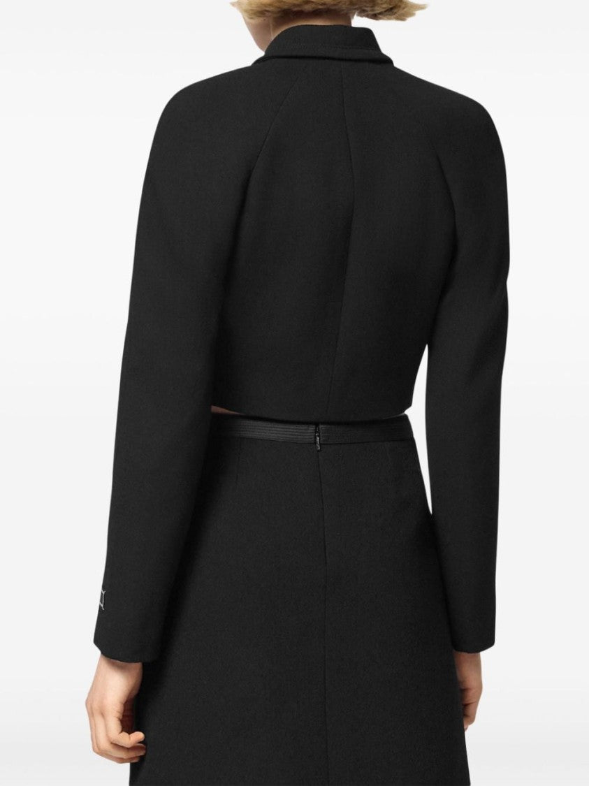 Versace Cropped Black Jacket