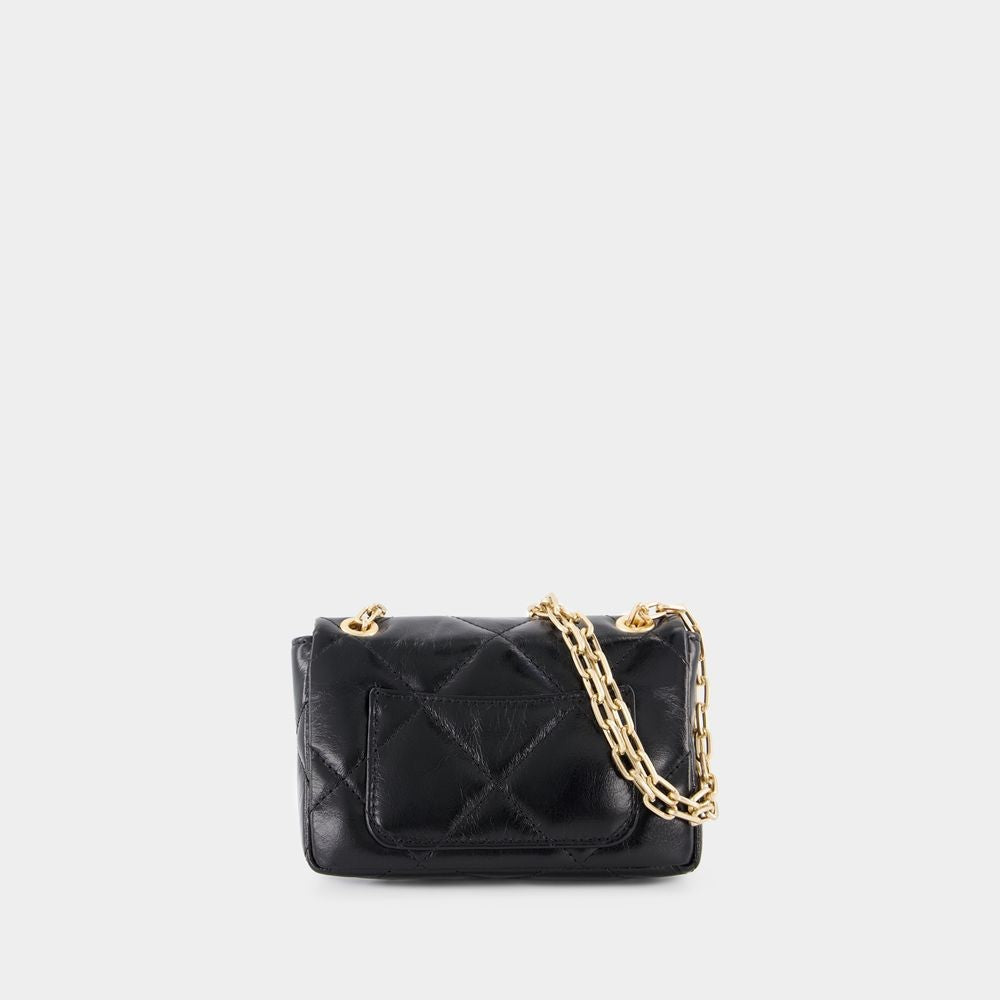 Vanessa Bruno Nano Moon Bag- Vanessa Bruno - Leather - Black