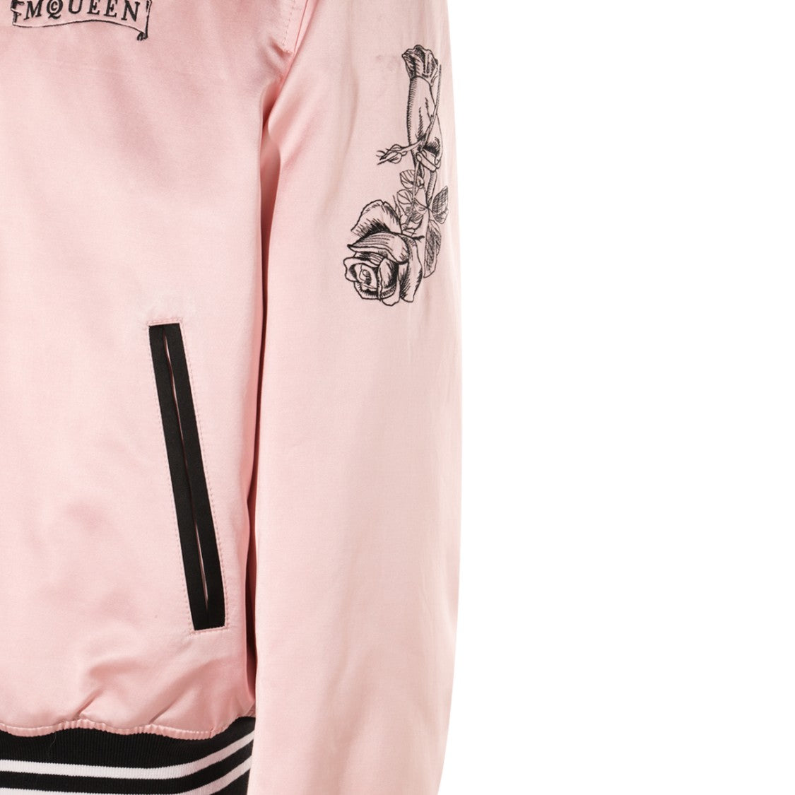 Alexander Mcqueen Pink Cotton Jacket