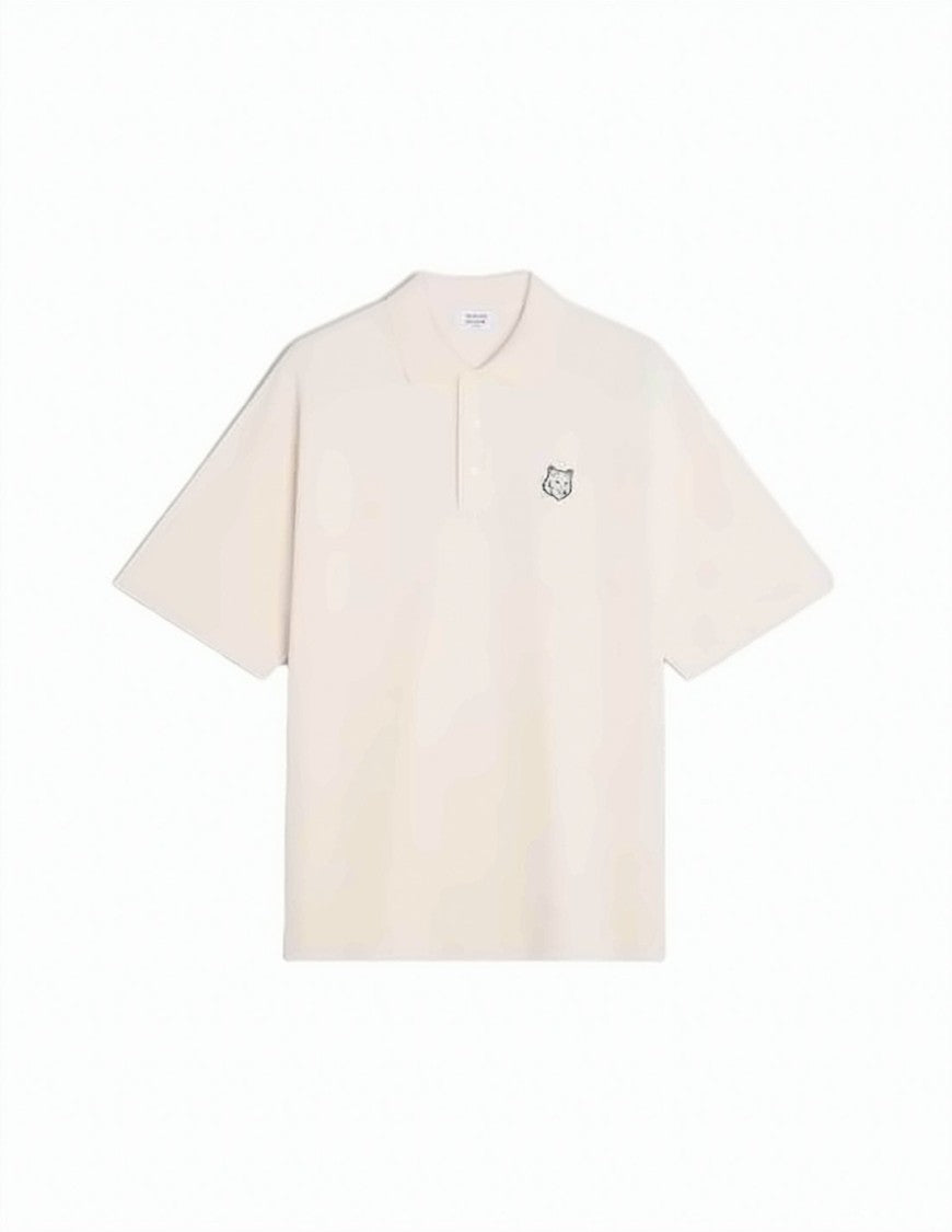 Maison Kitsuné Oversized Polo Shirt With Classic Collar