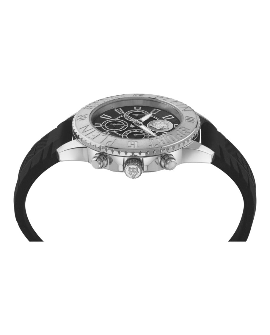 Plein Sport Glam Chrono Silicone Watch