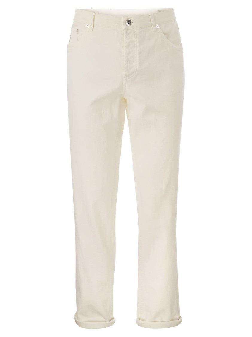 Brunello Cucinelli Five-Pocket Traditional Fit Trousers