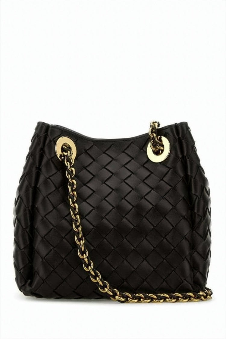 Bottega Veneta Intricately Woven Lambskin Tote Bag