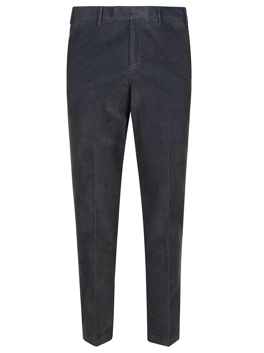 Pt Torino Black Master Tailored Cotton-Blend Pants