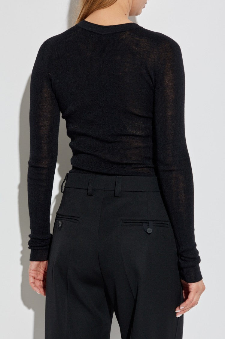 Versace Fitted Cut Top