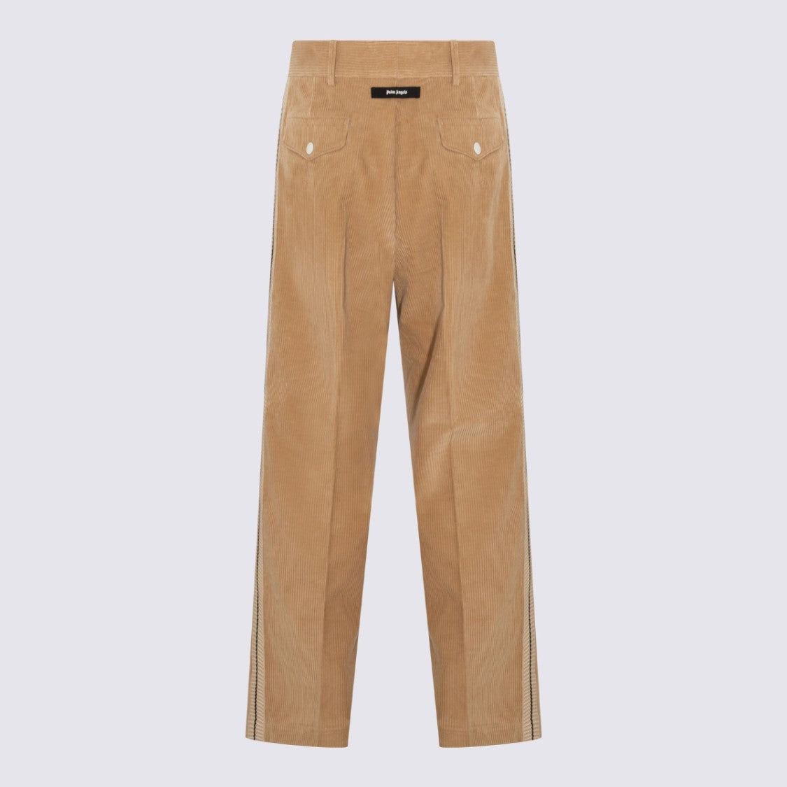 Palm Angels Straight-Leg Trousers With Classic Waistband And Subtle Texture