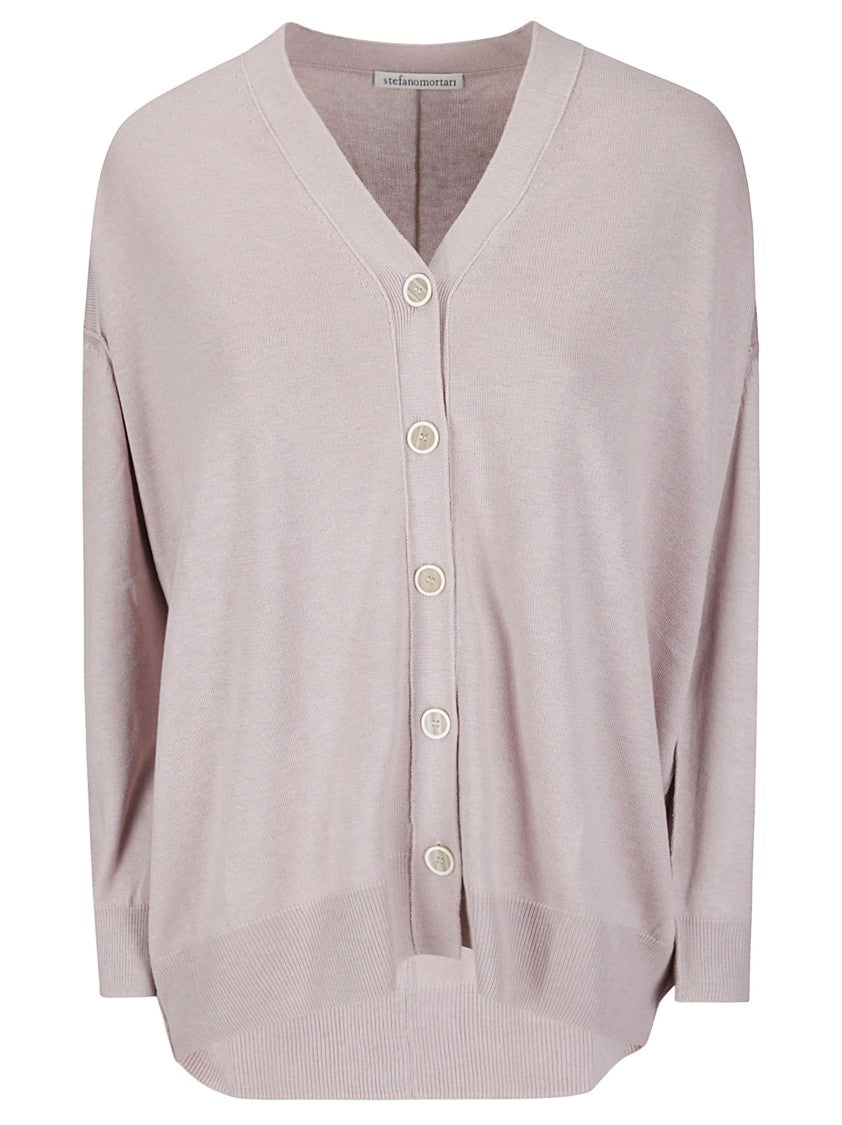 Stefano Mortari V-Neck Cardigan With Button Fastening