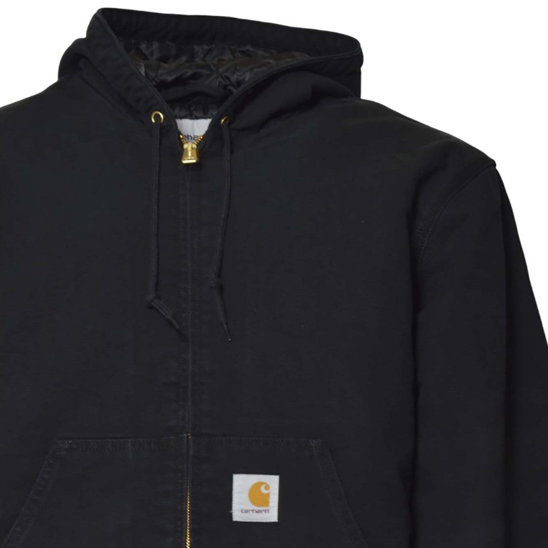 Carhartt Wip Hooded Jacket With Quilted Interior And Logo Patch