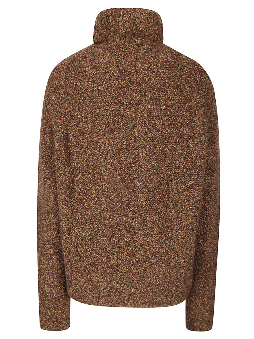 Boboutic Textured Cashmere-Silk Blend Sweater