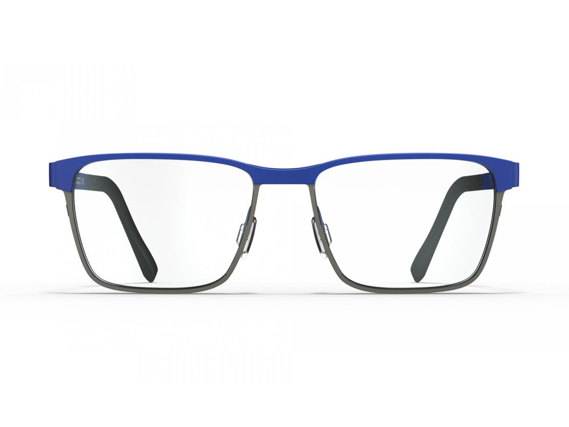 Blackfin Blue Bf961 Titanium Rectangular Eyeglasses