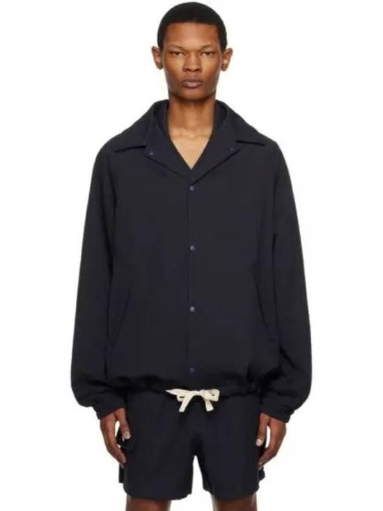 Howlin Minimalist Black Jacket With Button-Up Front