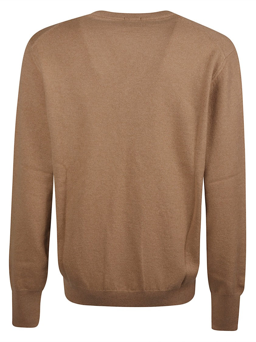 Drumohr Fine Knit Cashmere V-Neck Sweater