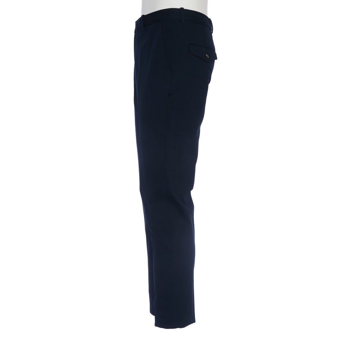 Circolo 1901 Navy Blue Piquet Chino Trousers
