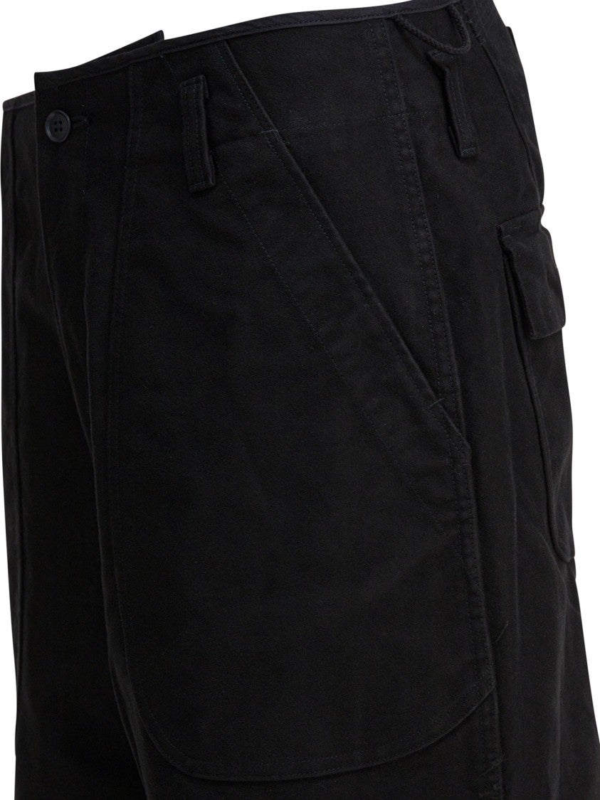 Needles Mid-Rise Pants With Voluminous Legs And Tapered Bottom