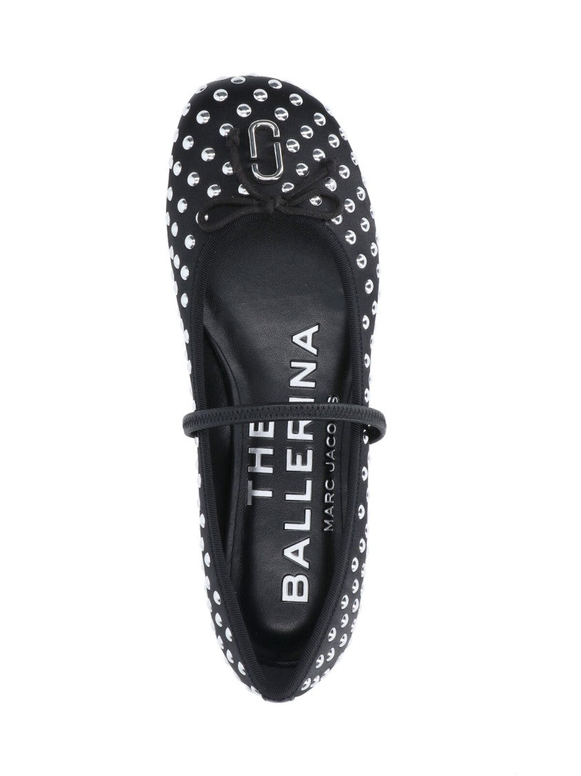 Marc Jacobs The Studded Sabrina Ballet Flats – Black