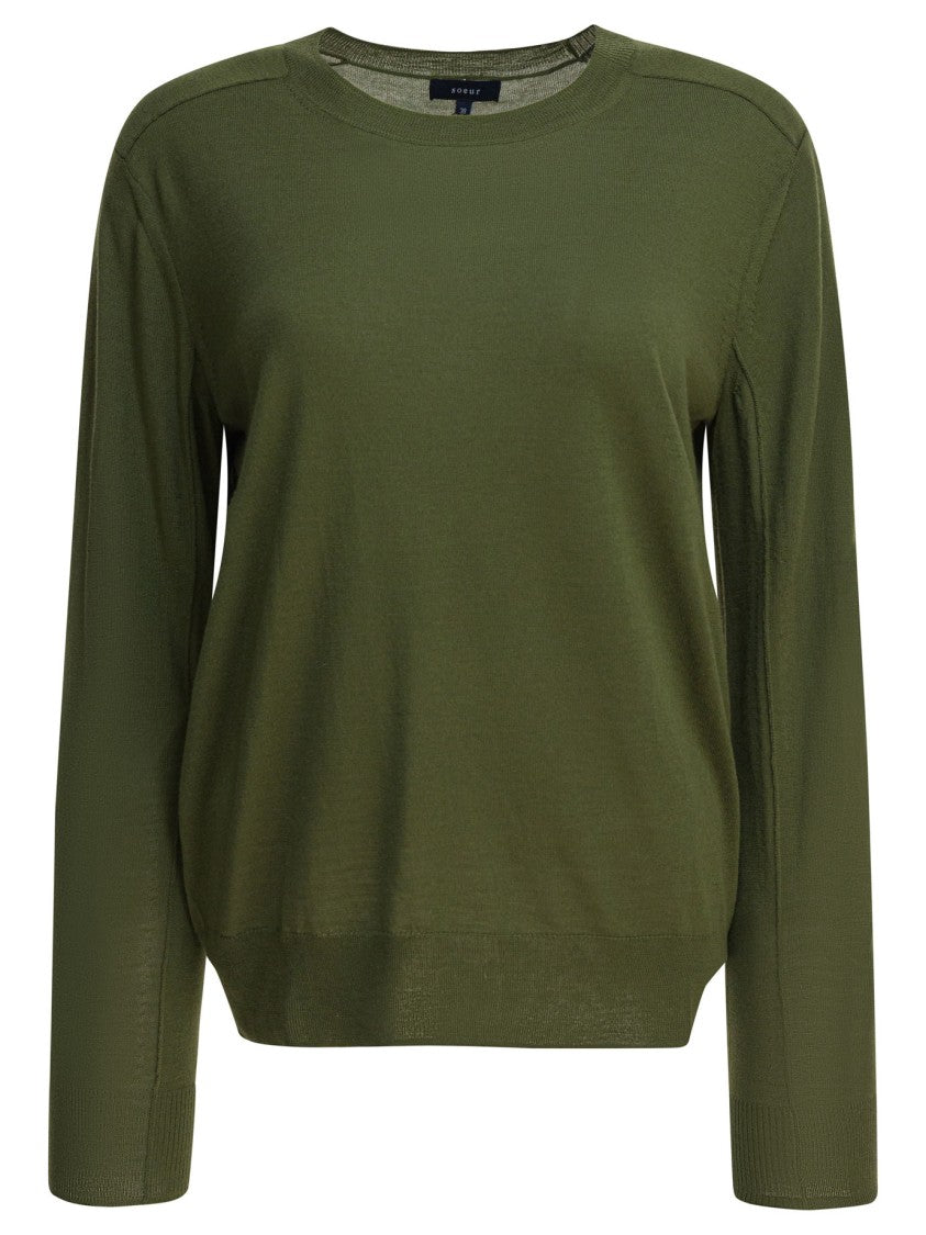 Soeur Straight Cut Merino Wool Sweater