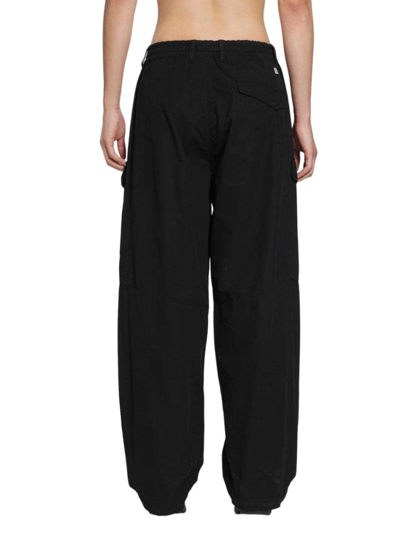 C.P. Company Black Relaxed Fit Casual Lens Trousers