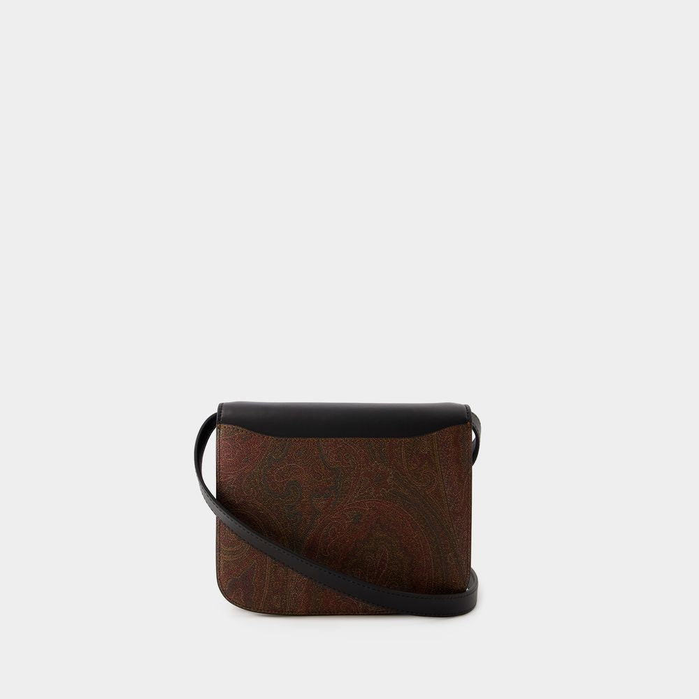 Etro Tracolla Crossbody - Leather - Black