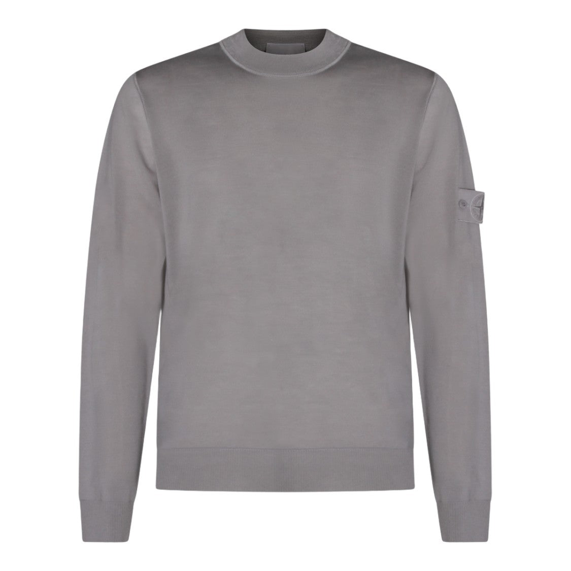 Stone Island Timeless Knit Sweater With Ribbed Cuffs And Hem