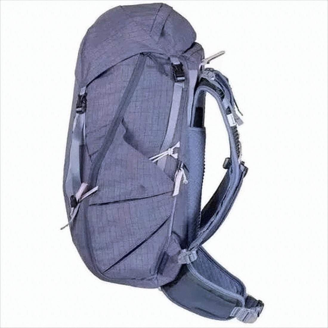 Nemo Textured Blue Structured Backpack With Adjustable Straps