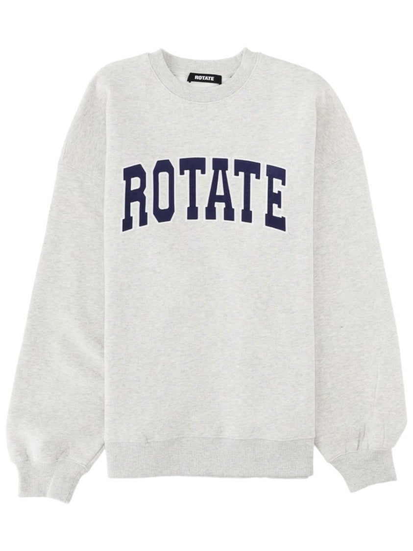 Rotate Casual Bold Logo Organic Cotton Sweatshirt