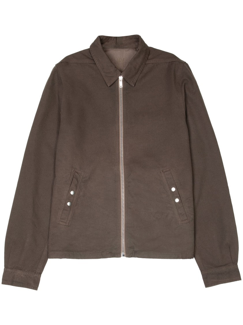 Drkshdw By Rick Owens Zipfront Minimalist Structured Jacket
