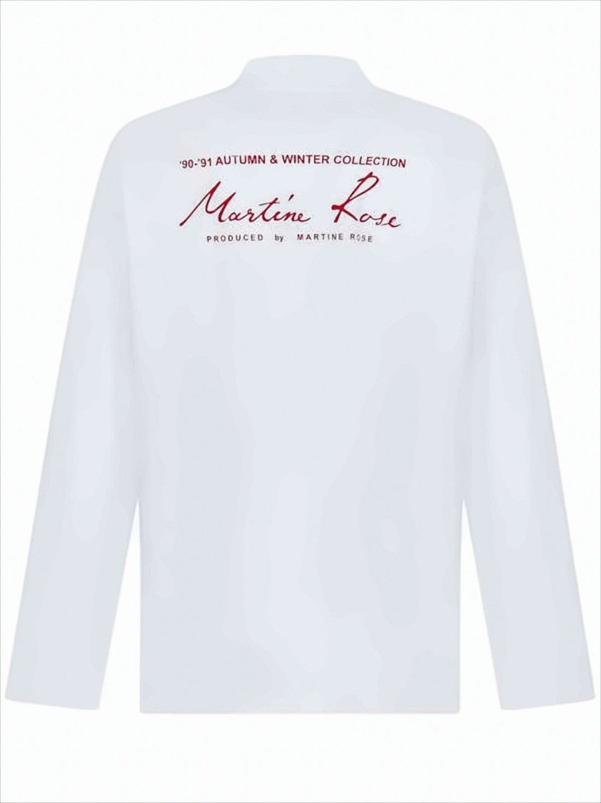 Martine Rose Long-Sleeve White T-Shirt
