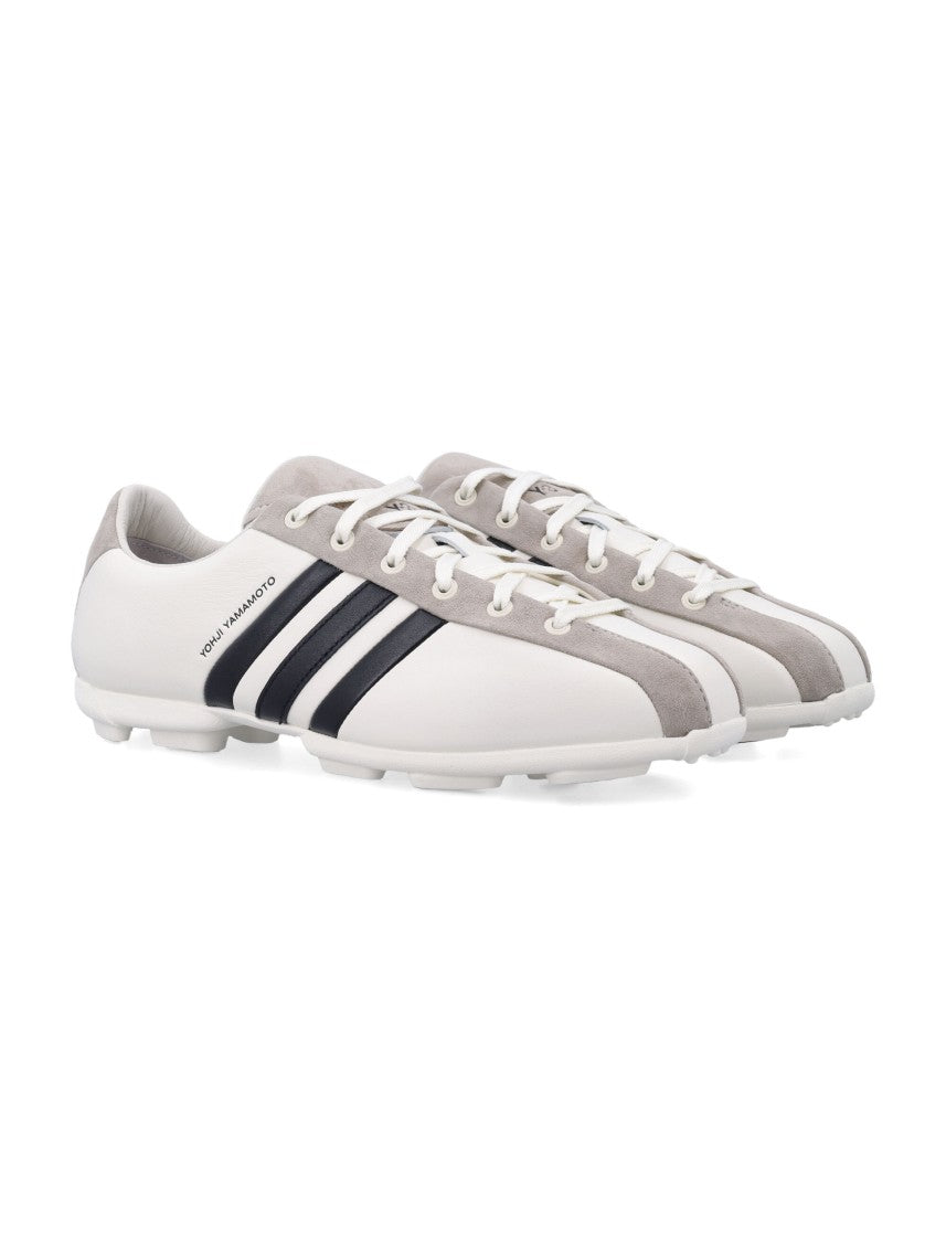 Y-3 Field Leather And Suede Sneakers