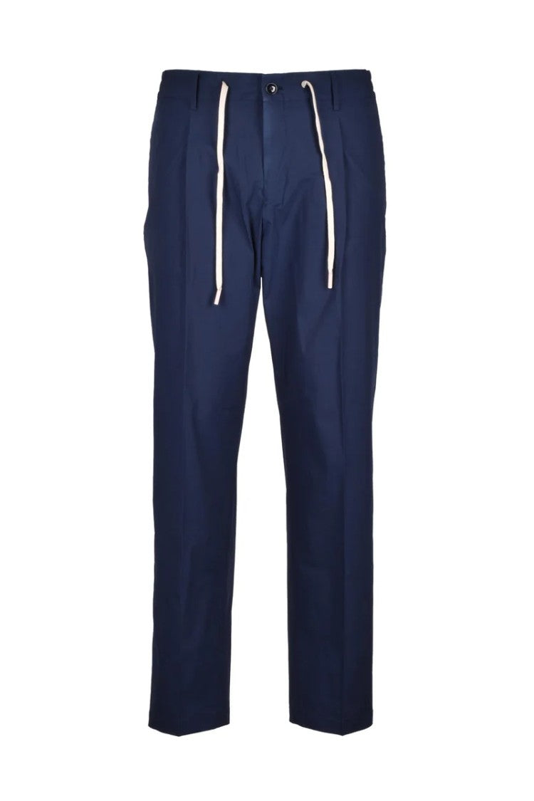 Daniele Alessandrini Straight-Leg Trousers With Drawstring Waistband
